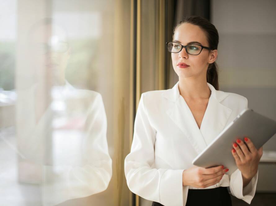 Mujer lider empoderada.